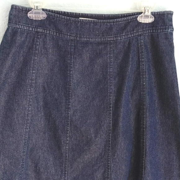 SUSAN BRISTOL | VTNG Modest Denim Skirt 6 - Picture 4 of 9